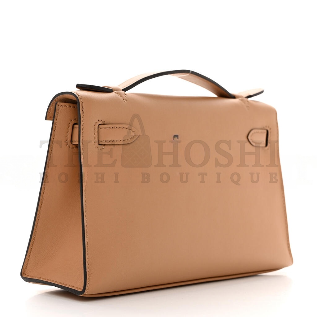 H**me5 KELLY POCHETTE CHAI SWIFT PALLADIUM HARDWARE (22*14*7cm) Master Quality